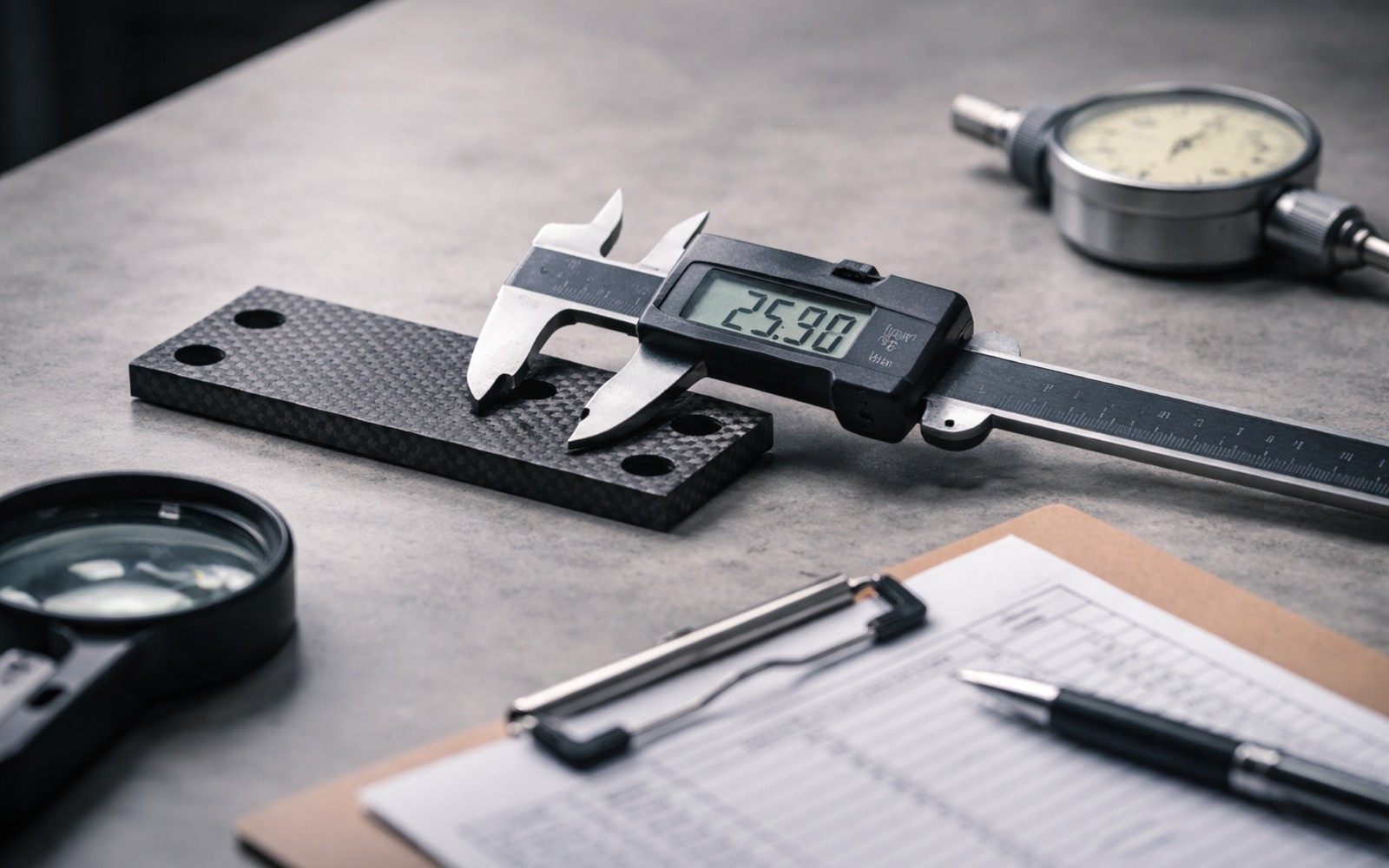 Quality check and measurement