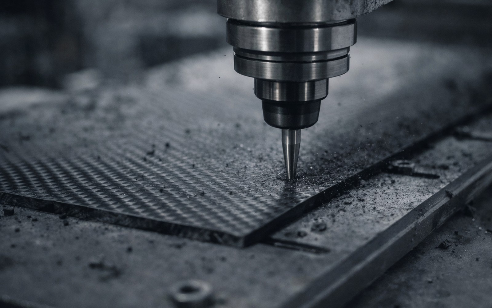 CNC process (carbon fiber plate)